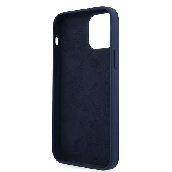 Guess GUHCP12LLSVSBL iPhone 12 Pro Max 6,7" niebieski/blue hardcase Script
